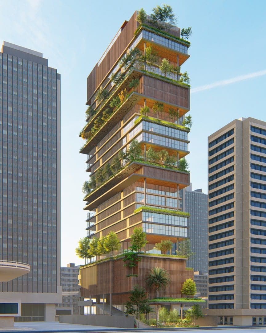 Botanic Corporate aposta em conceito de torre comercial boutique e paisagismo Burle Marx em Fortaleza